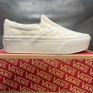 VANS Classic Slip-On Checkerboard Stackform Shoe • Size 6M/7.5W